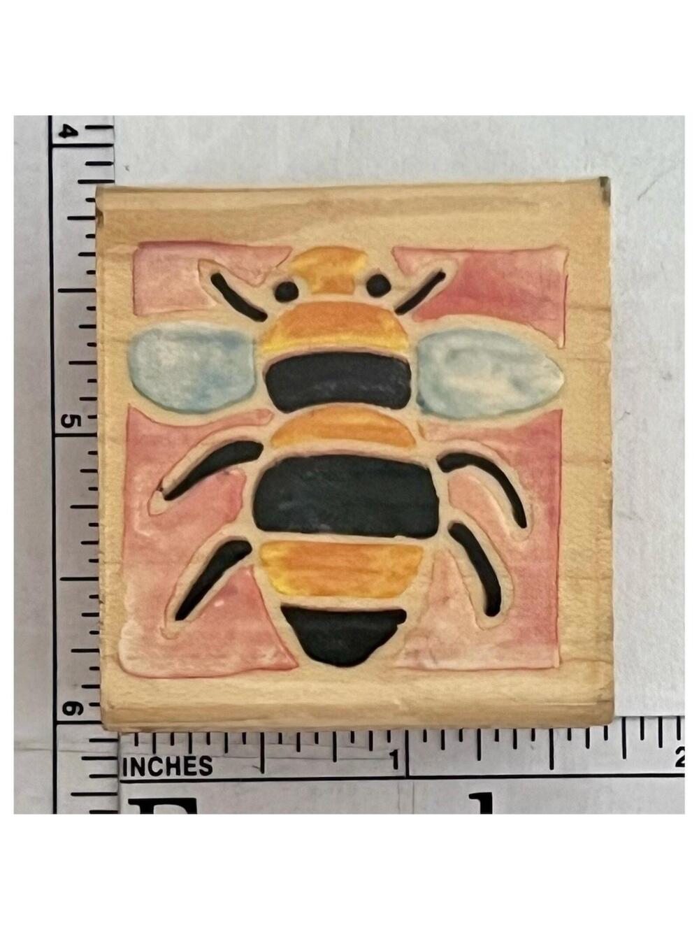Rubber Stampede Bee Mounted Rubber Stamp Scrapbooking Crafting